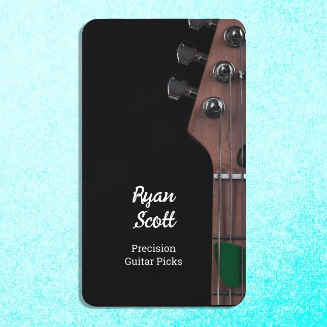 plektrum visitkort (Guitar Pick Business Cards)