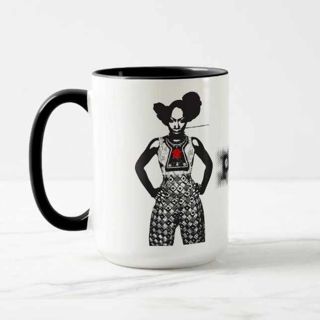 Plena Punk Puerto Rican Art Mugg (Vänster)