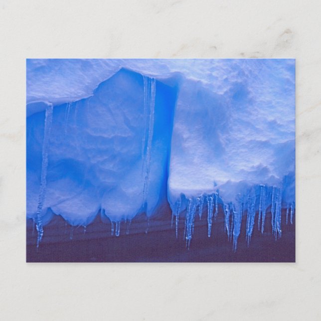 Pleneau Iceberg Graveyard, Antarktis: Blå Vykort (Framsida)