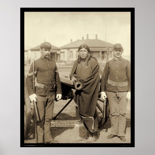 Plenty Horses Oglala Indian SD 1891 Poster (Framsidan)