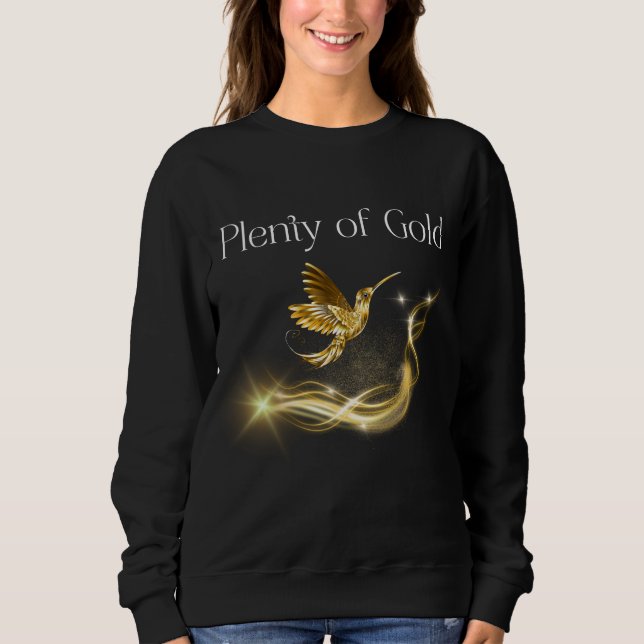 Plenty of Gold - Golden Hummingbird Abundance T Shirt (Framsida)