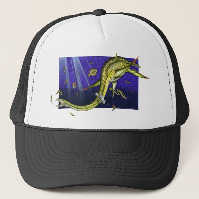 Plesiosaur Hat Truckerkeps (Framsida)