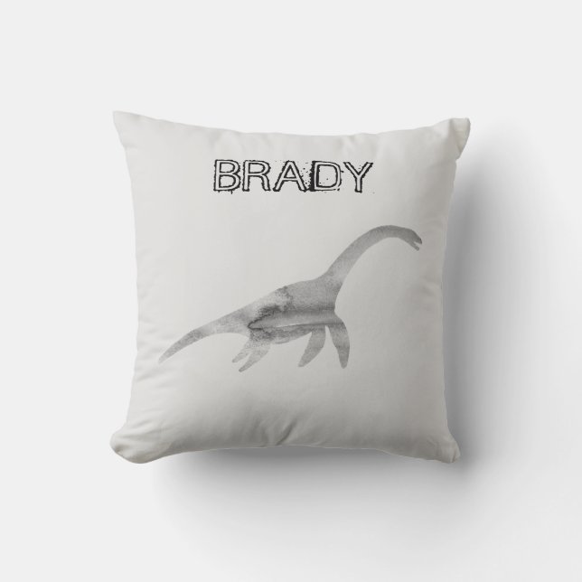 Plesiosaurus Dinosaur eget namn Dekorativ kudde (Framsida)
