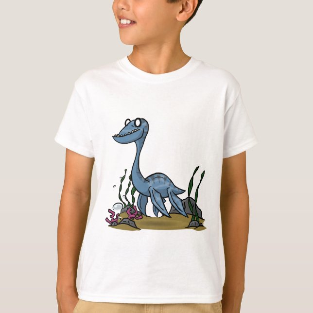 Plesiosaurusen lurar skjortan t shirt (Framsida)