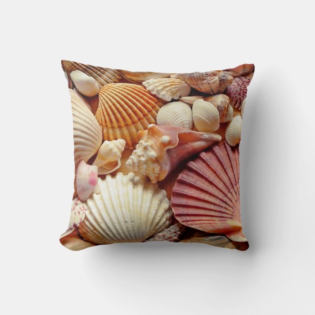 Plethora från Pastel Seashells Kudde (Framsida)