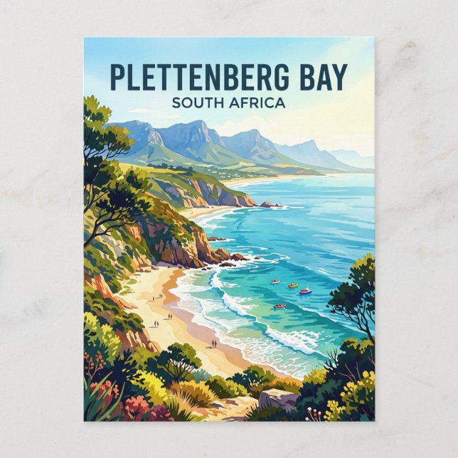 Plettenberg Bay Sydafrika Vykort (Framsida)