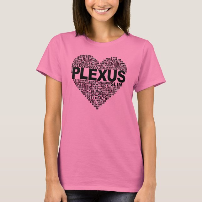 PlexushjärtaTshirt/tank T-shirt (Framsida)