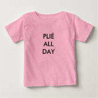 Plié All Day Rosa Babystrampet