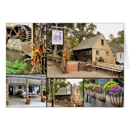 Plimoth Grist Mill - oktober 2015 Hälsningskort
