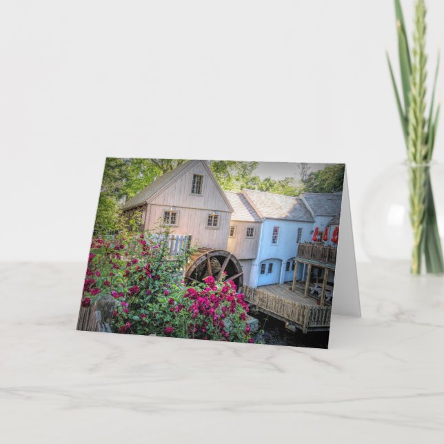 Plimoth Grist Mill Plymouth, MORSA Kort (Framsida)