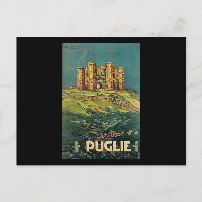 Plinio Codognato Pugile Castel Del Monte Vykort (Framsida)