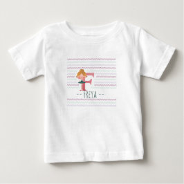 Plink Cute Ballerina Letter F Toddler  T Shirt