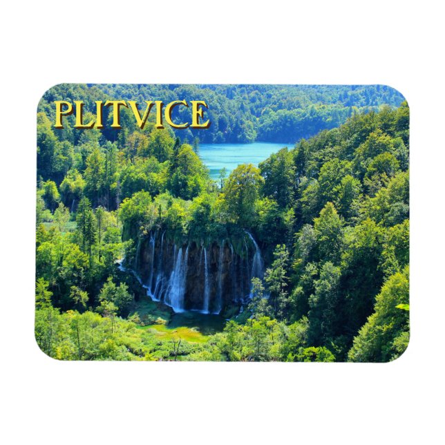 Plitvice Sjö Magnet (Horisontell)