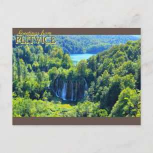 Plitvice Sjö Vykort