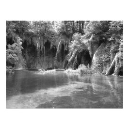 Plitvice Sjöar, Kroatien Fototryck