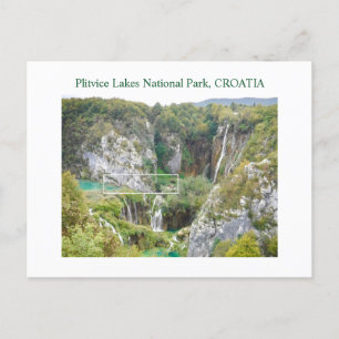 PLITVICE SJÖAR NATIONAL PARK, CROATIAPostcard Vykort