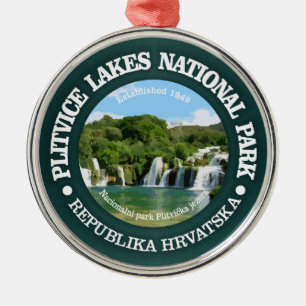 Plitvice Sjöar NP Julgransprydnad Metall