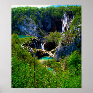 Plitvice Sjöar Poster