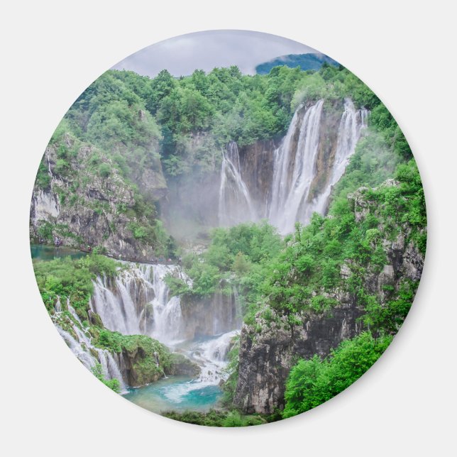 Plitvice sjöar vattenfall magnet (Framsidan)