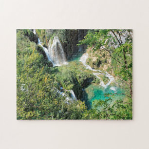 Plitvice sjöarna Virginia. Pussel