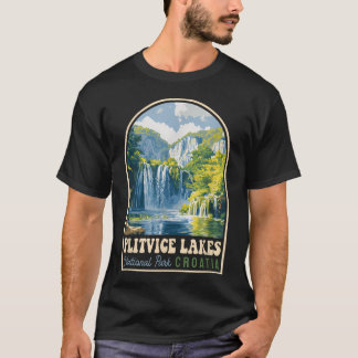 Plitvicesjöarnas nationalpark Kroatien souvenir T Shirt