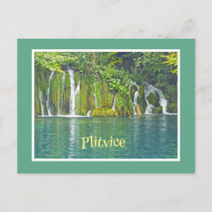 PLITVICESJÖARNAS NATIONALPARK, KROATIEN VYKORT