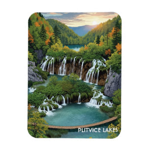 Plitvicesjöernas nationalpark kroatien magnet
