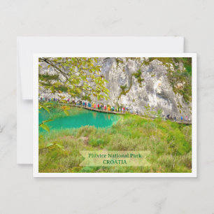 Plitvicesjöns nationalpark, KROATIEN Vykort