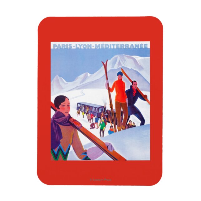 PLM-Poster för järnvägsfrämjande Magnet (Vertikal)