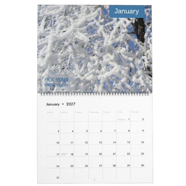 Plocka 2012 din egna helgdagkalender kalender (Jan 2027)