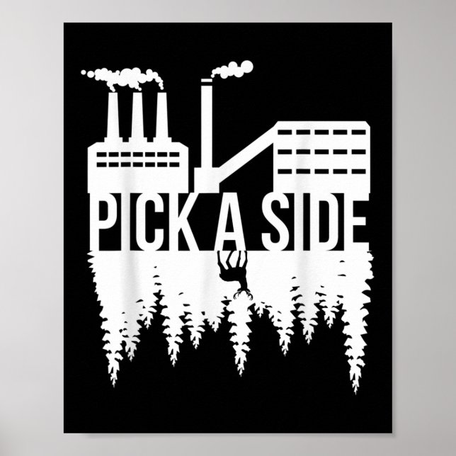 Plocka A Klimatförändringar i form av sidoföroreni Poster (Framsidan)