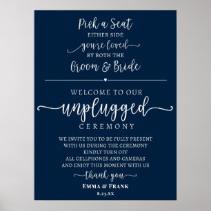 Plocka av en ceremonin utan pluggning poster
