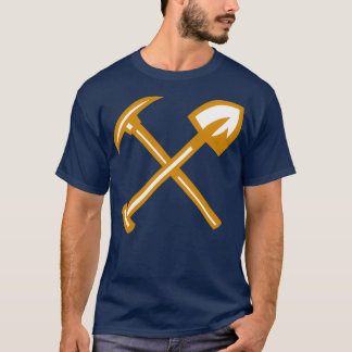Plocka Ax Shovel Crossed Retro T Shirt
