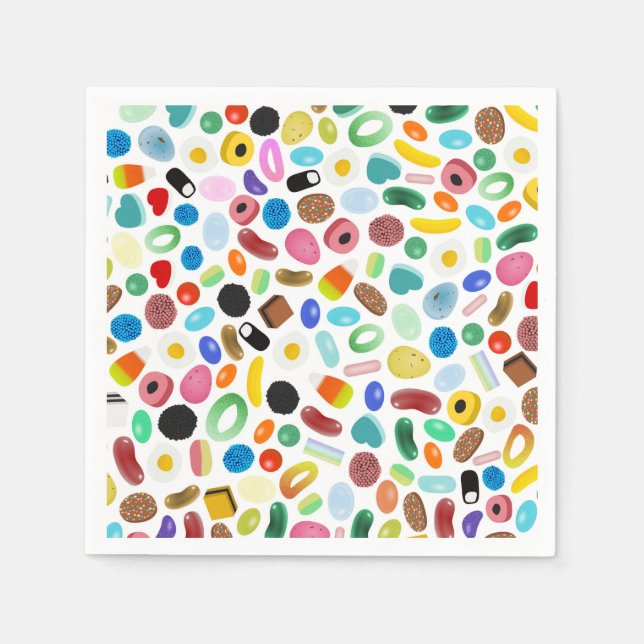 Plocka & blandning pappersservett (Framsidan)