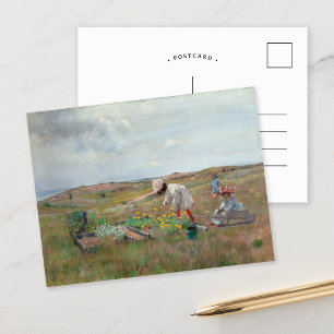 Plocka blommor William Merritt Chase Vykort