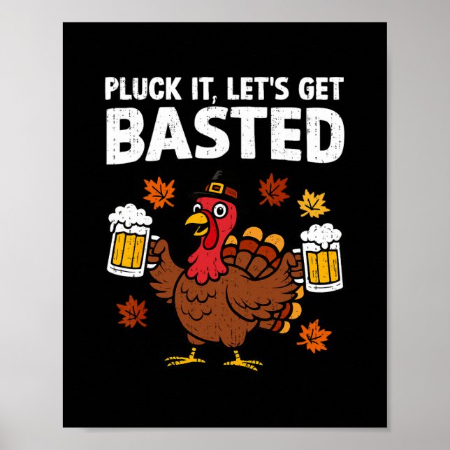Plocka Det Låt Oss Komma Sted Rolig Thanksgiving K Poster (Framsidan)