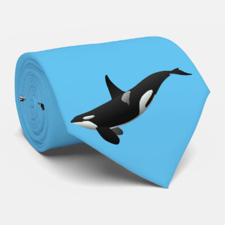 Plocka din egen Anpassningsbar Färg Orca Killer Wh Slips