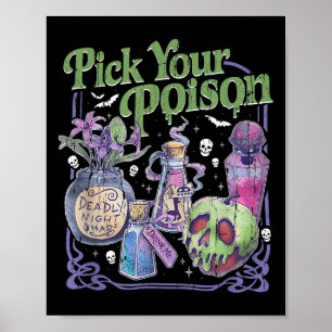 Plocka din gift, Vintage Princess Halloween Poster