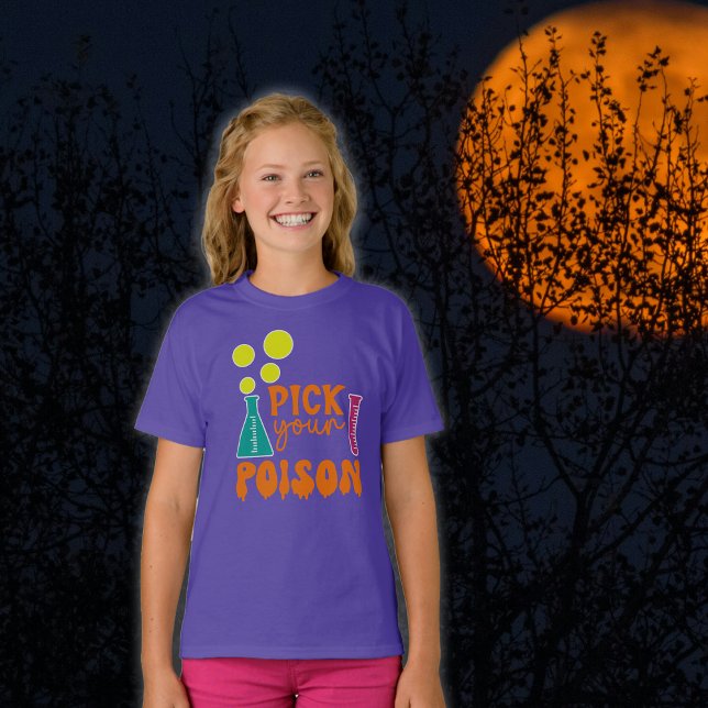 Plocka din Poison Halloween-behandling T Shirt (Skapare uppladdad)