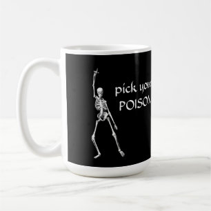 Plocka din POISON Skeleton Halloween Mugg