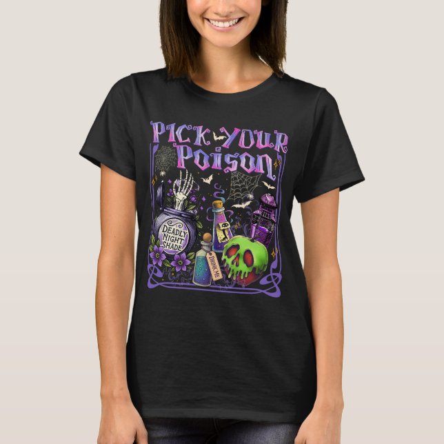 Plocka din polisstation Halloween Shirt T Shirt (Framsida)