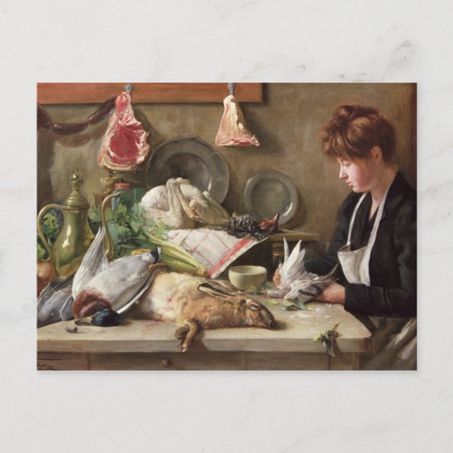 Plocka duvan vykort (Framsida)