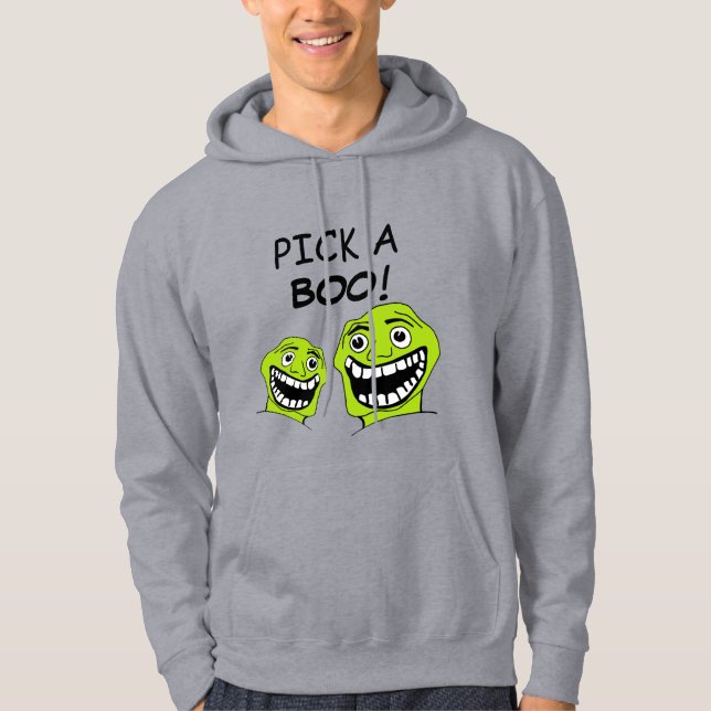 plocka ett boo! hoodie (Framsida)