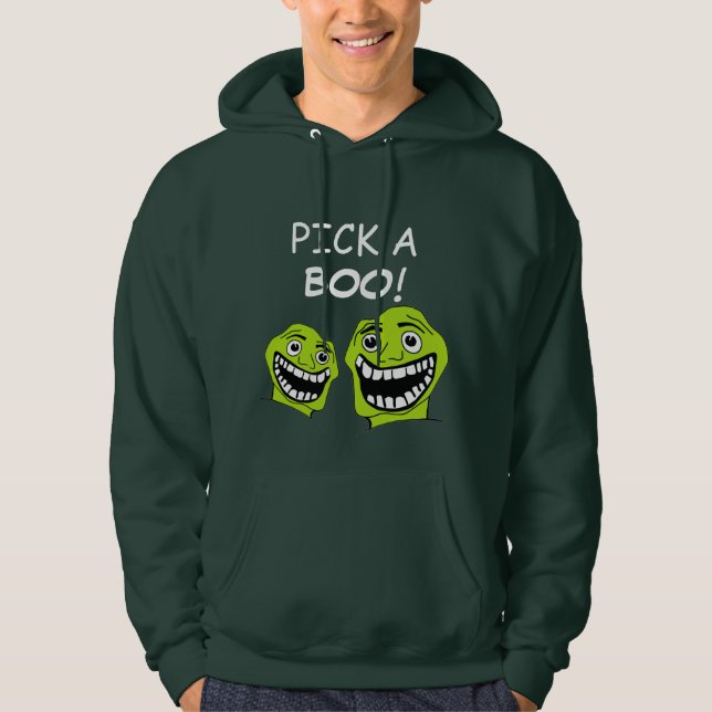 plocka ett boo! hoodie (Framsida)