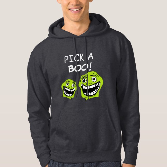 plocka ett boo! hoodie (Framsida)