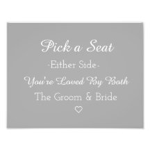 Plocka ett säte på båda sidor