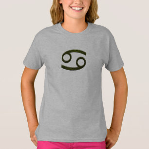 Plocka Färg Cancer Zodiac Astrologiskt tecken T Shirt