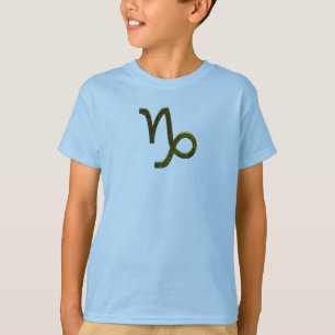 Plocka Färg Capricorn Zodiac Astrologisk signal T Shirt