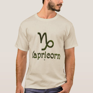 Plocka Färg Capricorn Zodiac Astrologisk signal T Shirt