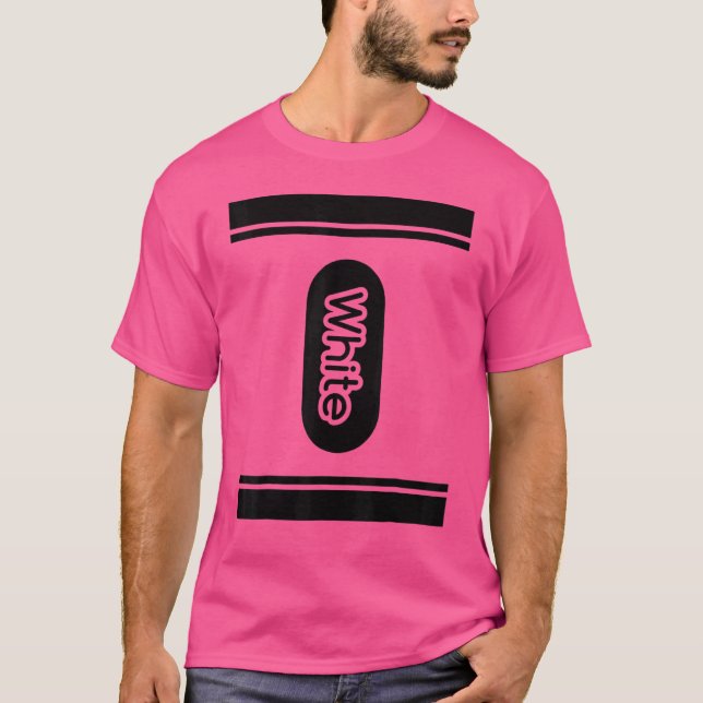 Plocka Färg Crayon Box Halloween Costume 5 T Shirt (Framsida)